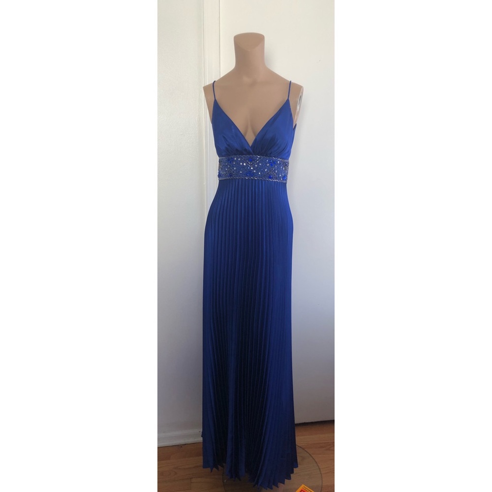 NIKI By Niki Livas Blue Formal Dress